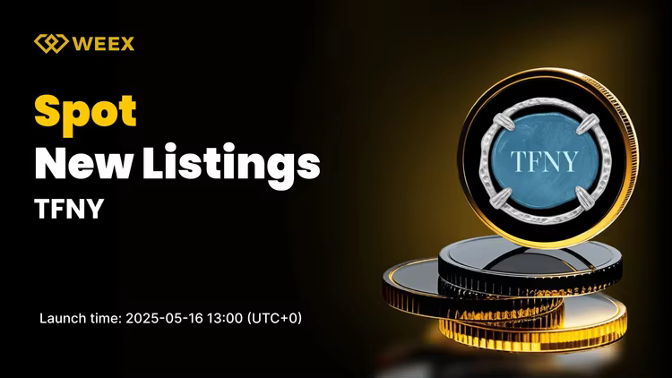 TFNY Will be Listed on WEEX Spot Trading