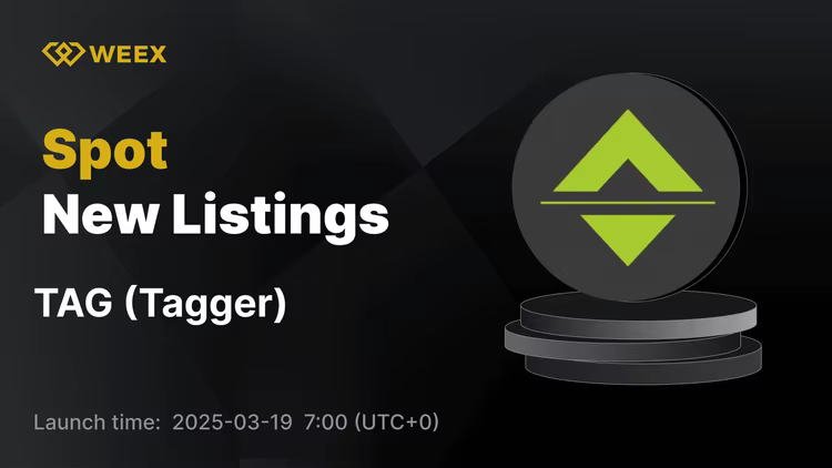 Tagger (TAG) Ya Disponible en WEEX – Trade TAG USDT Hoy