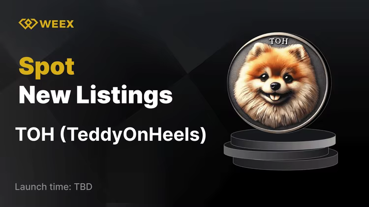 Comienza la negociación de pares de TeddyOnHeels (TOH) que ahora cotiza en WEEX y TOH USDT