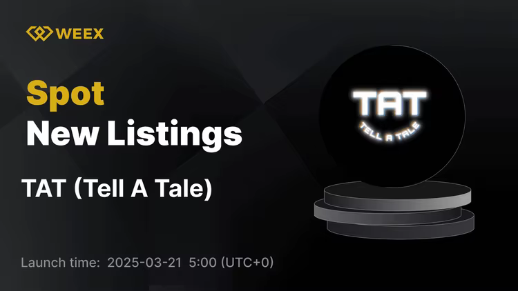 Tell A Tale (TAT) ahora listado en WEEX con TAT USDT Trading abierto
