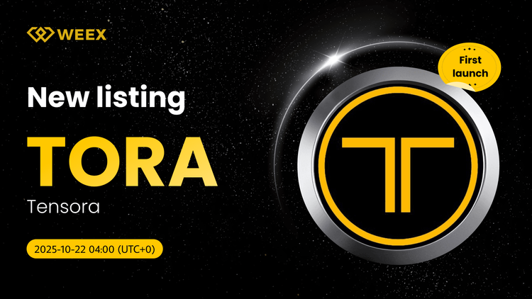 Lista inicial de TORA USDT en WEEX: Moneda Tensora (TORA)