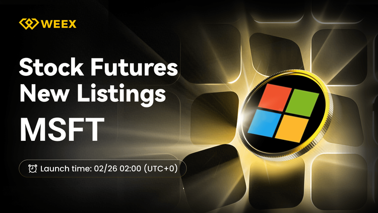 Hợp đồng vĩnh cửu USDT của MSFT được niêm yết trên sàn giao dịch tương lai WEEX.