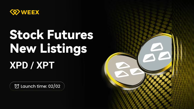 WEEX Futures New Listing: XPD/USDT and XPT/USDT Perpetual Contracts