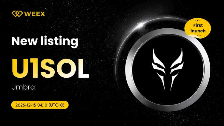 U1SOL USDT Opens on WEEX Spot with Umbra Coin Listing