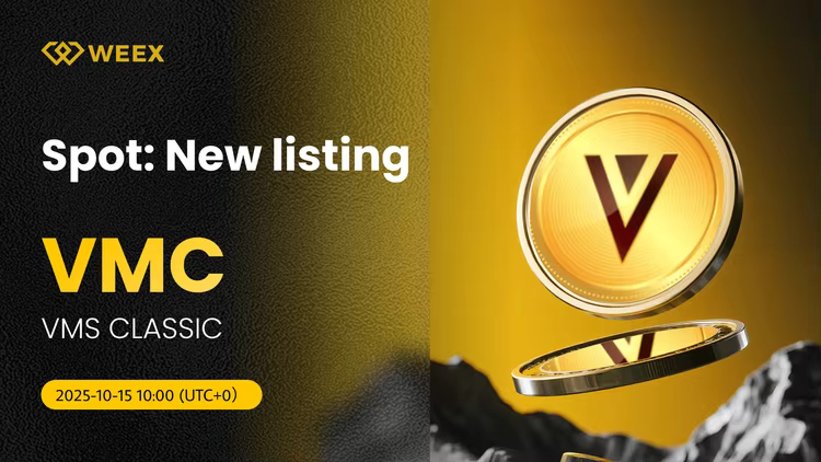 El trading en spot de USDT de VMC se abre en WEEX para la Moneda VMS CLASSIC