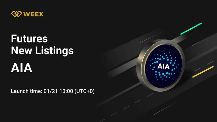 AIA USDT Perpetual Contract: WEEX Futures Lists AIA Coin