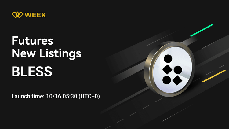 Contrato perpetuo de BLESS USDT ahora vive en WEEX Futures
