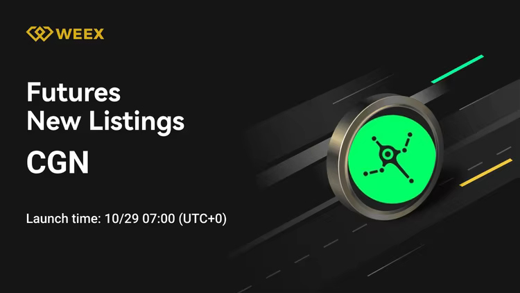 CGN USDT Perpetual Contract se lanza en WEEX Futures