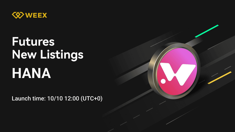 HANA USDT Futures Trading entra en funcionamiento en WEEX Exchange
