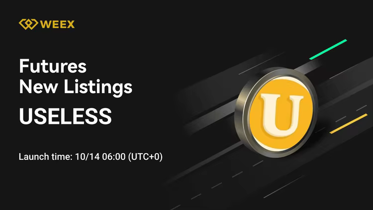 Las listas de futuros de WEEX Contrato USDT INÚTIL para moneda inútil
