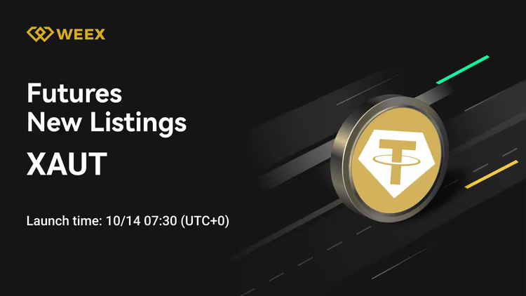 Contrato Perpetuo USDT de XAUT Ahora Vive en Futuros WEEX
