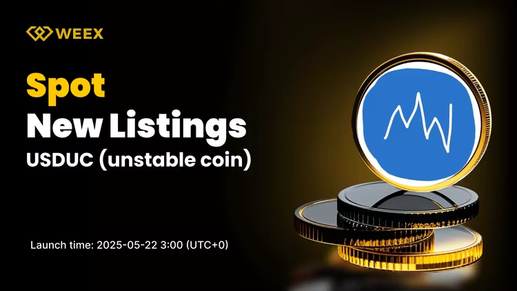 WEEX Lists Unstable Coin (USDUC) with USDUC USDT Spot Trading Opening