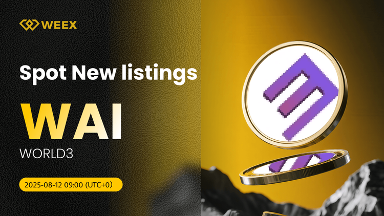 WORLD3 (WAI) se incluye en el mercado al contado de WEEX con operaciones de WAI/USDT