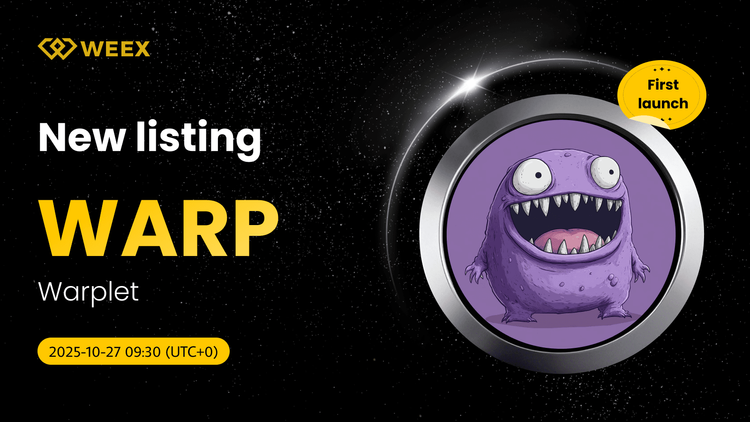 El listado inicial de CEX de WARP USDT en WEEX Spot ya está disponible