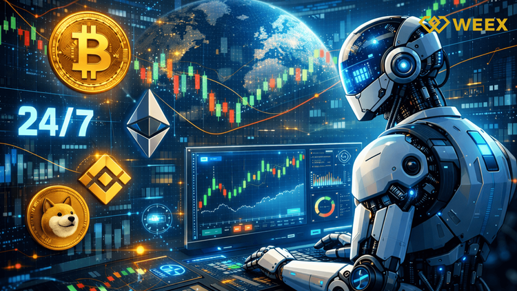 Por que os bots de negociação de IA estão se tornando essenciais nos mercados de criptomoedas 24/7.