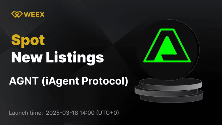 el protocolo iAgent (AGENTE) ya está disponible en WEEX: el AGENTE USDT abre operaciones