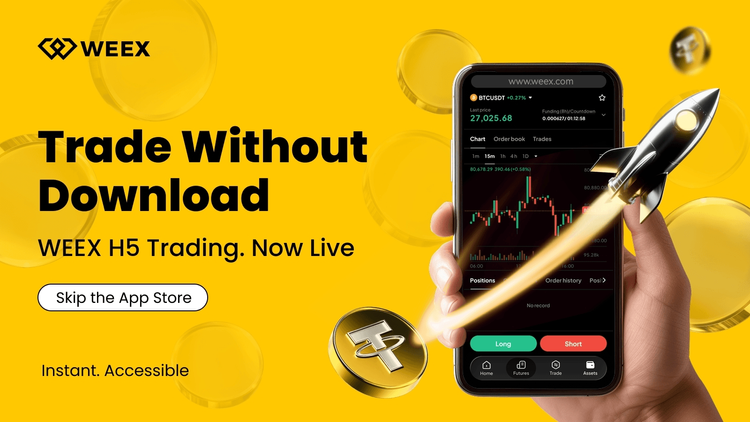 Як торгувати криптовалютою без App Store: Миттєва криптоторгівля в браузері на WEEX