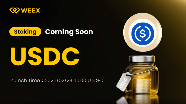 WEEX uruchamia staking USDC: Co musisz wiedzieć