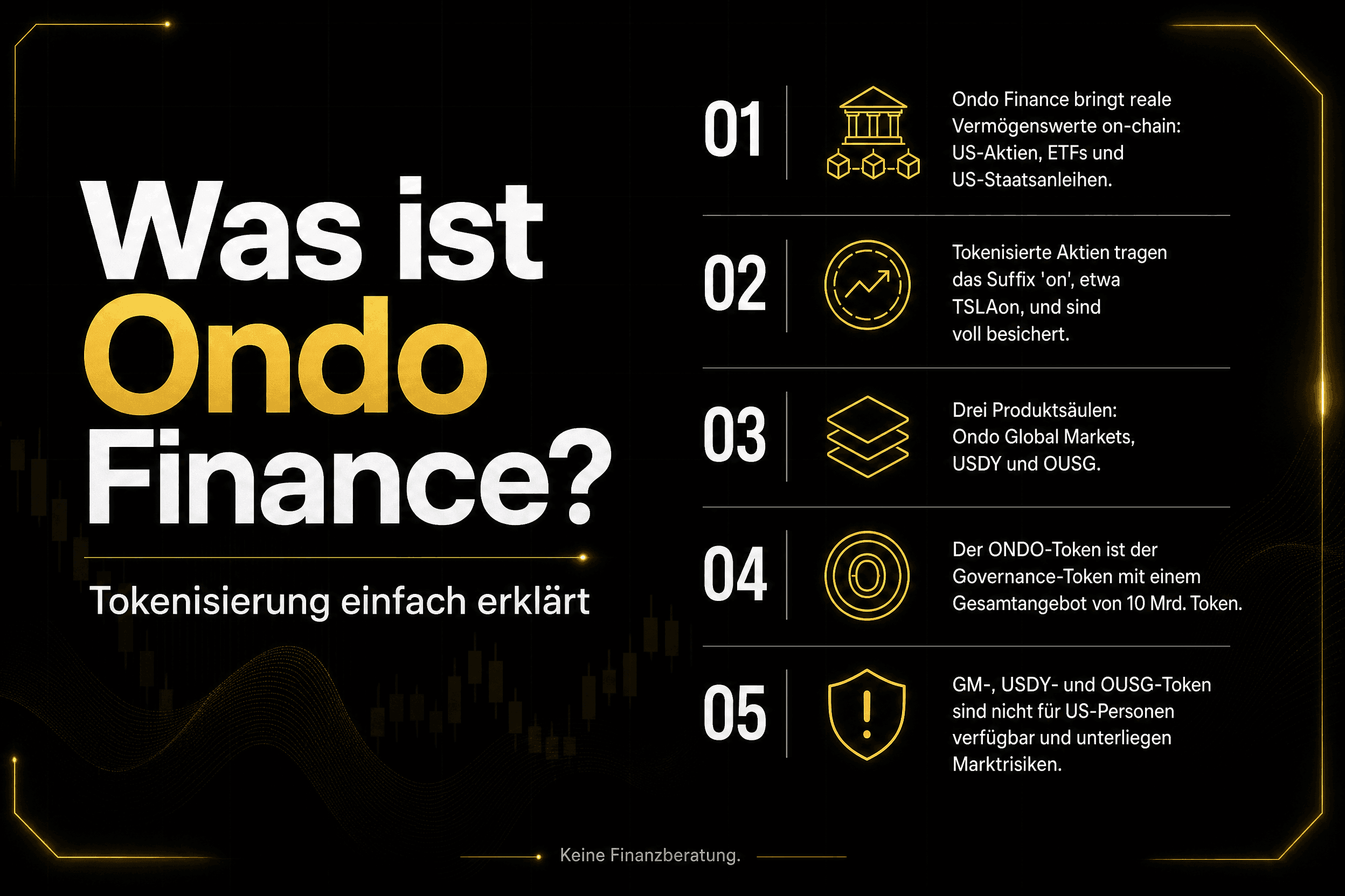 Was ist Ondo Finance? Tokenisierung einfach erklärt