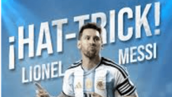 ¡Messi anota un hat-trick histórico y Argentina golea a Argelia 3-0!